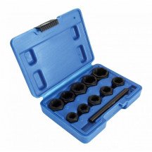 JUEGO DE VASOS PERFIL BAJO PARA TORNILLOS DETERIORADOS 11 PCS.