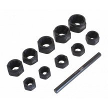 JUEGO DE VASOS PERFIL BAJO PARA TORNILLOS DETERIORADOS 11 PCS.