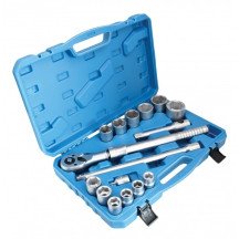 CONJUNTO DE CHAVES DE SOQUETE DE 6 VIAS DE 3/4" COM CATRACA TELESCÓPICA