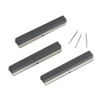 3 cabeças de reposição para bruñidor, 76 mm. grão 220