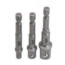 CONJUNTO DE ADAPTADORES DE 3 PEÇAS 1/4 3/8 1/2.