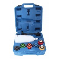 Embudo para llenado de aceite con 8 adaptadores