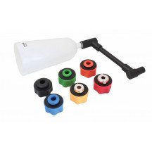 Enchimento de óleo com 8 adaptadores