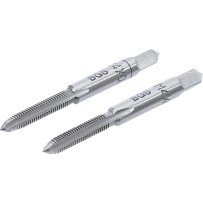 Machos de rosca inicial e final M4 x 0,7 mm, 2 peças