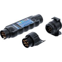 Comprobador de remolques, vehículos  7, 13 polos