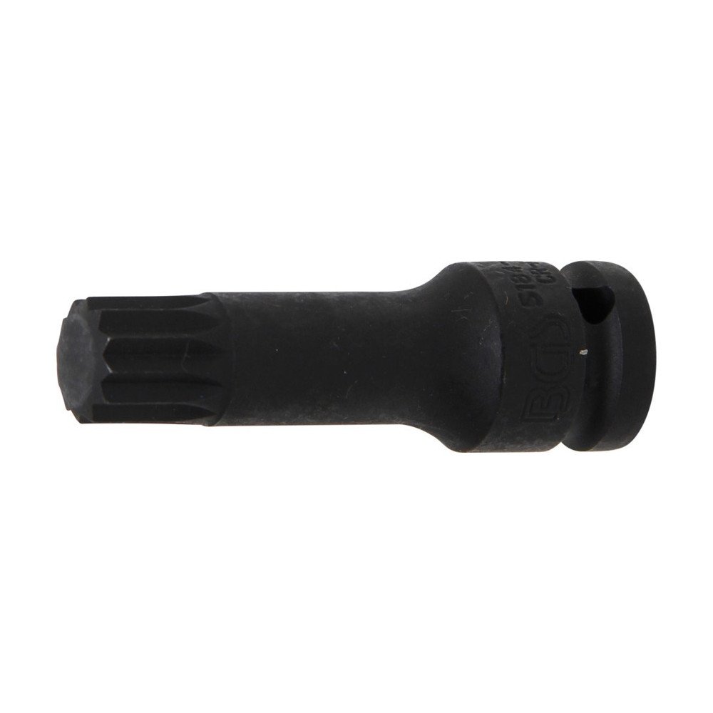 Chave de soquete de impacto 1/2" com ponta 1/2 XZN de 78mm. M18 Chave de soquete de impacto 1/2" com ponta 1/2 XZN de 78mm. M18