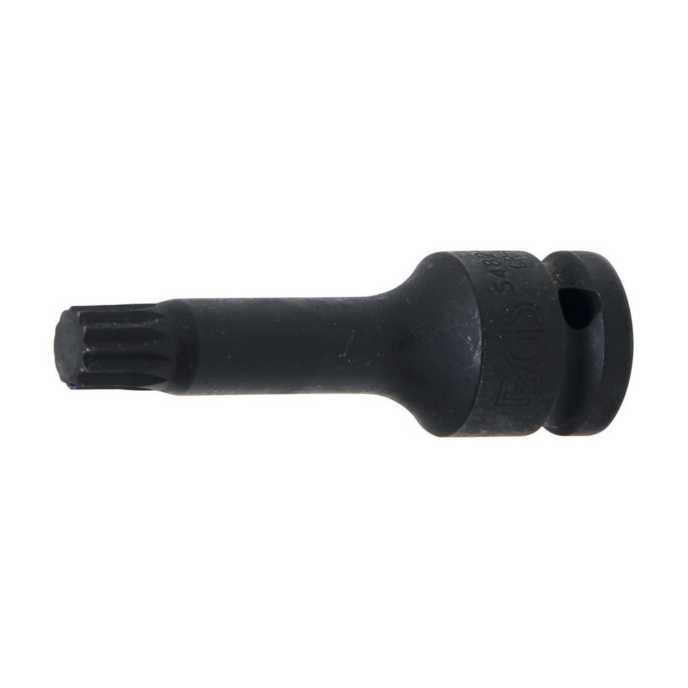 Chave de soquete de impacto 1/2" com ponta 1/2 XZN de 78mm. M12 Chave de soquete de impacto 1/2" com ponta 1/2 XZN de 78mm. M12