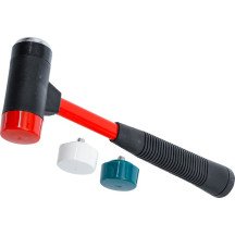 Conjunto de martelo de cabeça intercambiável 日本語 punho de fibra de vidro Δ Ø 38 mm