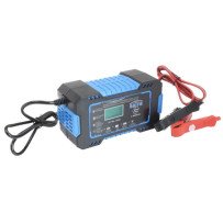 CARGADOR AUTOMÁTICO DE BATERÍA LCD 12V 6A