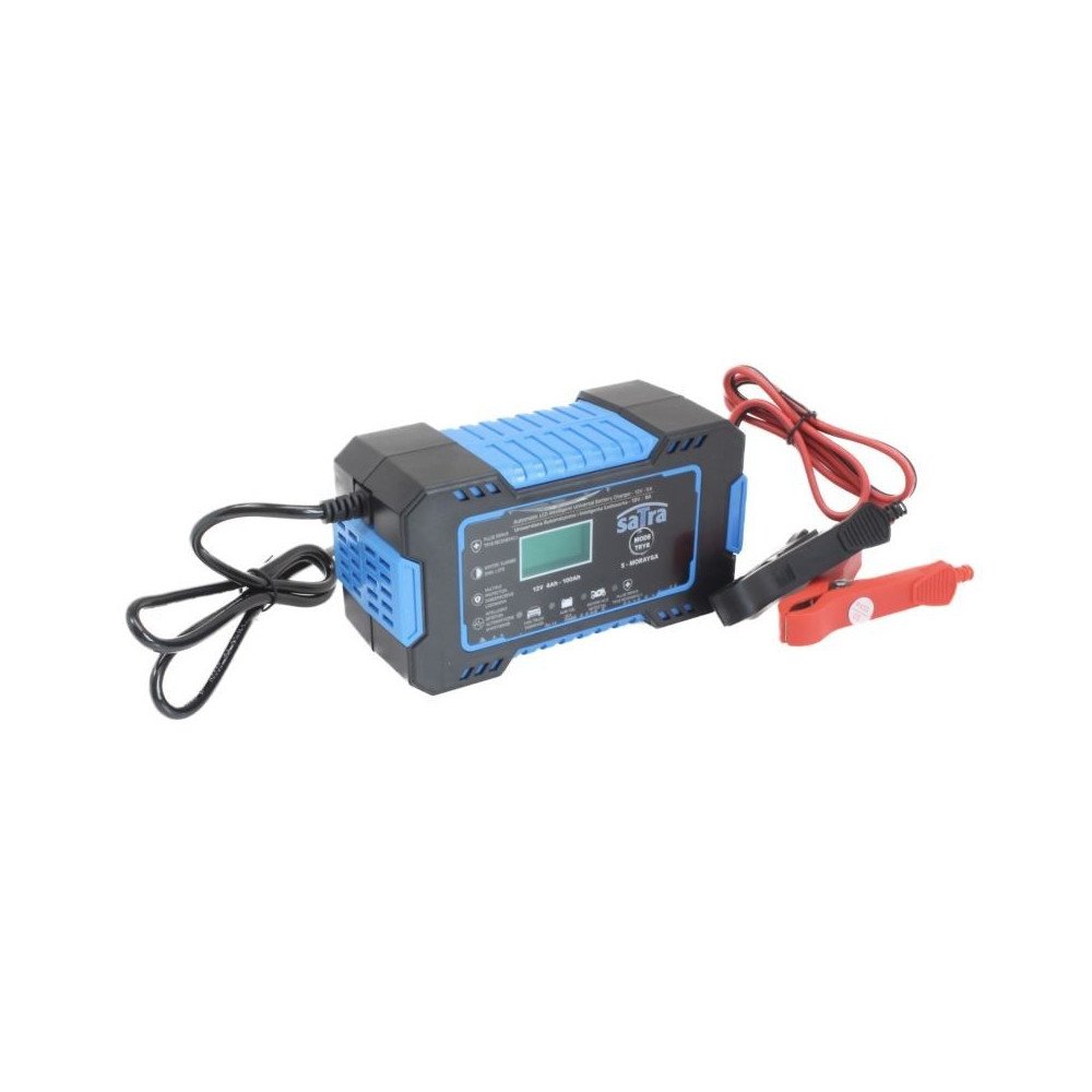 Carregador automático de bateria LCD 12V 6A Carregador automático de bateria LCD 12V 6A