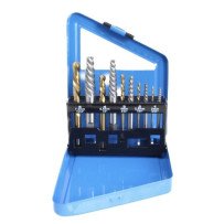 JUEGO DE BROCAS Y EXTRACTORES PARA TORNILLOS ROTOS, 10 UND.
