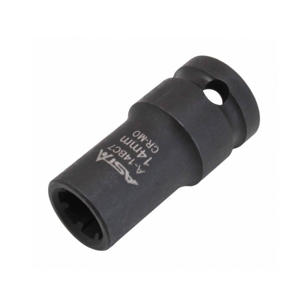 Soquete de pinça de freio 1/2 14mm 7 pontos Audi Soquete de pinça de freio 1/2 14mm 7 pontos Audi