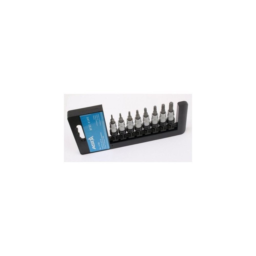 JOGO 8 LLAVES VASO TORX 1/4 S