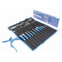 Conjunto de cinzel, punção e punção de 28 peças