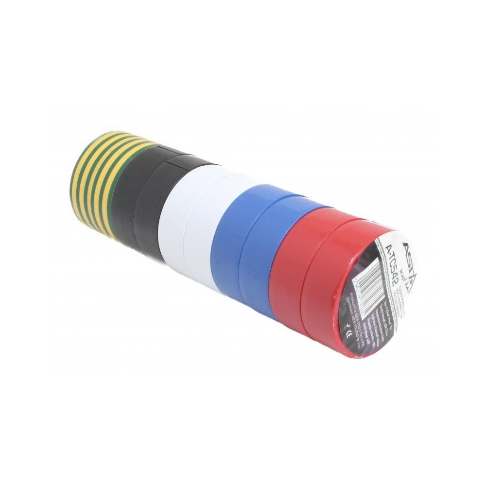 FITA ISOLANTE DE PVC 10 UNIDADES.