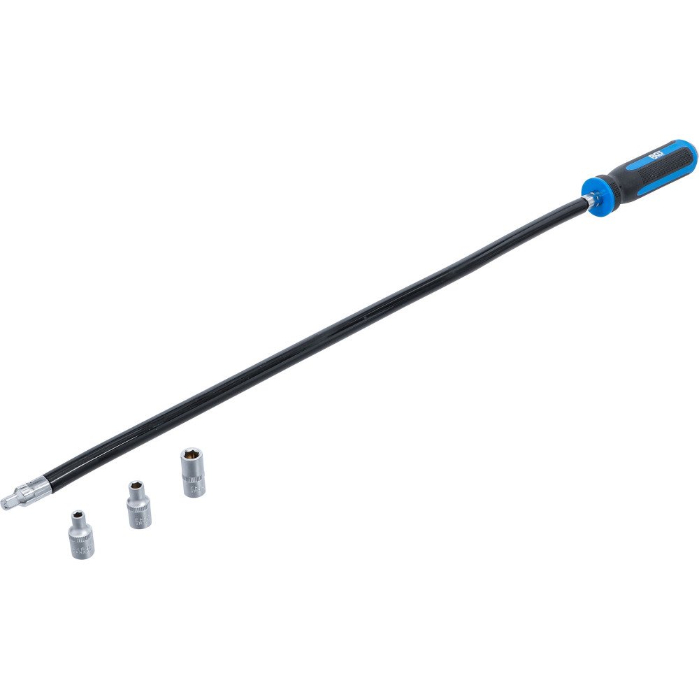 Conjunto de chave de fenda para grampos quadrado exterior 6.3 mm (1/4) Δ 500 mm