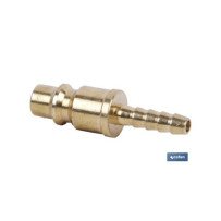 CONECTOR DE AR DE 5/16" COM BARBA DE ALTO FLUXO