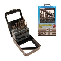 Conjunto 19 peças de HSS 1-10 mm brocas.