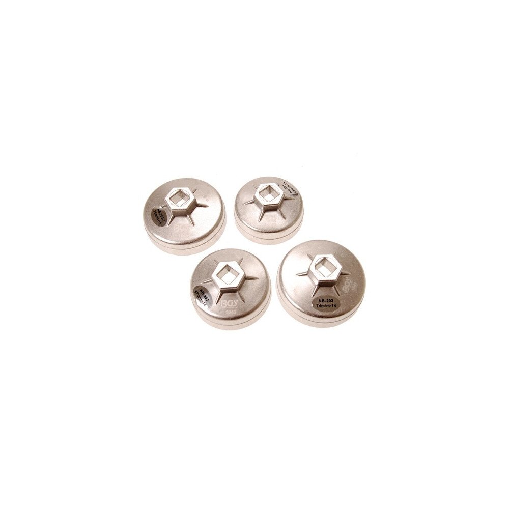 Conjunto de 4 pellets de alumínio para filtros de óleo Conjunto de 4 pellets de alumínio para filtros de óleo
