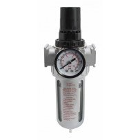 REGULADOR DE PRESIÓN DE AIRE CON SEPARADOR Y LUBRICACIÓN 1/2·