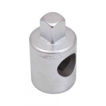 ADAPTADOR DE SOQUETE 1/2 X CHAVE DE FENDA 3/8 COM FURO 1