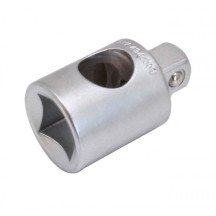 ADAPTADOR DE SOQUETE 1/2 X CHAVE DE FENDA 3/8 COM FURO 1