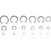 SURTIDO DE ANILLOS DE SEGURIDAD INTERIORES (CIRCLIP) 3 - 32 MM