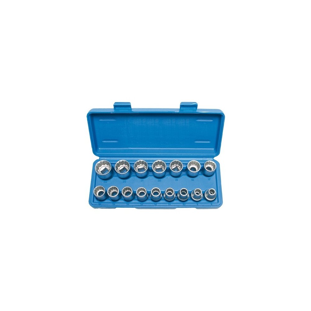 Jogo 16 Keys BI-Hexagonal Beach Curto 1/2 8-24 mm