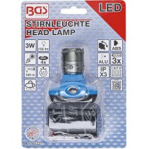 Linterna Frontal LED 3W Profesional para Taller Mecánico | 150lm