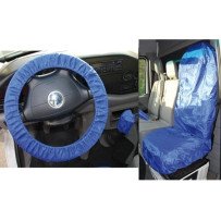 Protector universal del volante y el asiento, polyester