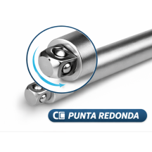Alargadera 1/2” 125 mm con Punta Redonda | Extensión Profesional para Carraca