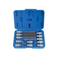 Vasilhas de jogos Allen Hex 1/2 "12 peças CR-V | Dicas curtas e longas para oficina