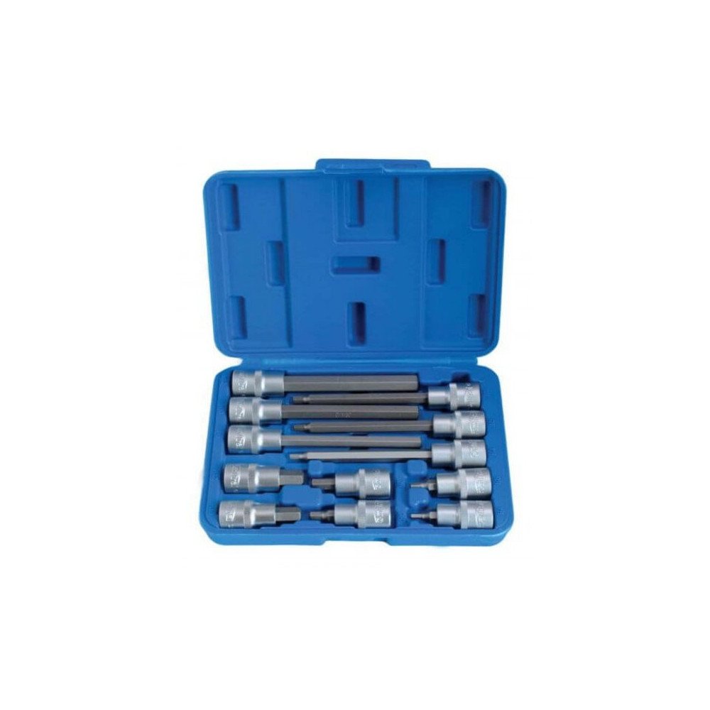 Juego Vasos Allen HEX 1/2” 12 Piezas Cr-V | Puntas Cortas y Largas para Taller