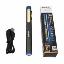 LED recarregável 300 lm recarregável levou com base magnética