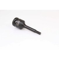 Punta Impacto HEX 6 mm 1/2” | Allen Cr-Mo Profesional para Taller