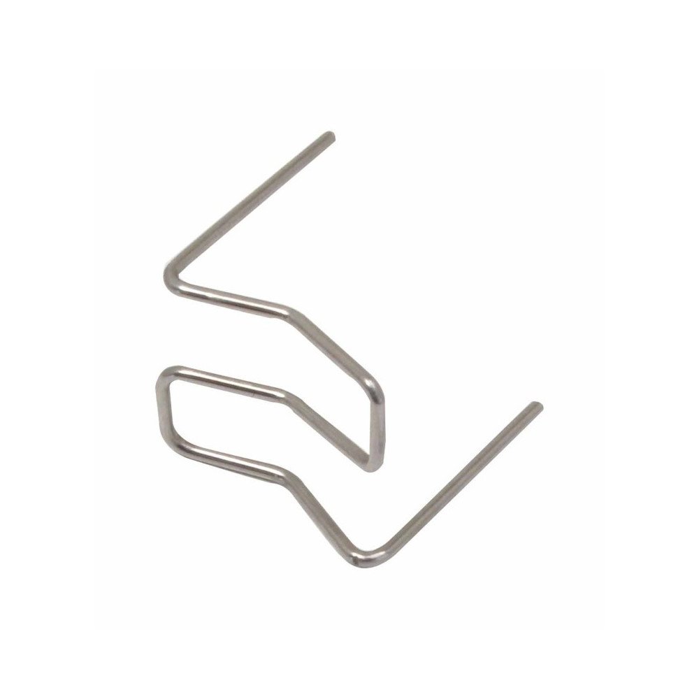 Staples para cantos externos 0,8 mm para soldador de plástico - 50 peças