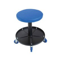 Taburete de Taller Neumático con Ruedas y Bandeja