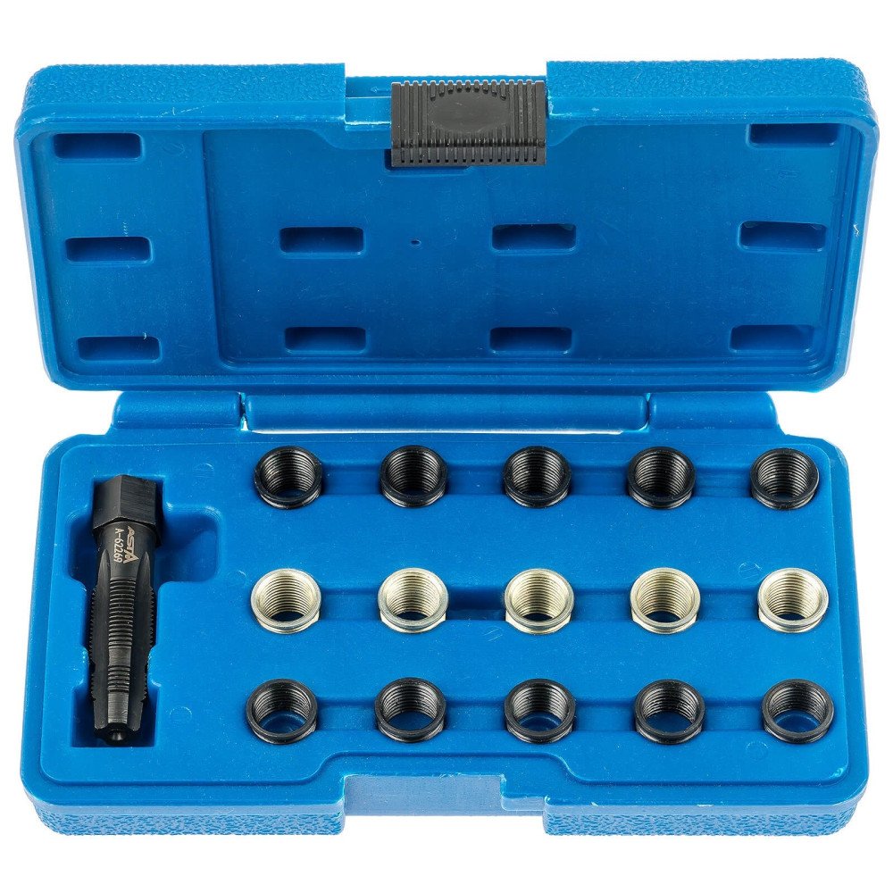 Juego para reparar roscas insertadas de bujías M14