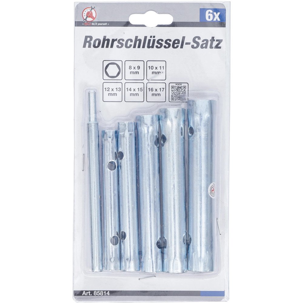 Juego de llaves de tubo 8-17 mm (6 piezas) | Llaves para mecánico
