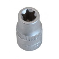 Llave de Vaso TORX E6 3/8" | Acero Cr-V Profesional