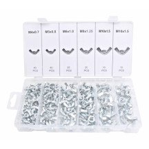 TUERCAS DE MARIPOSA M4-M10, JUEGO DE 150 PIEZAS.