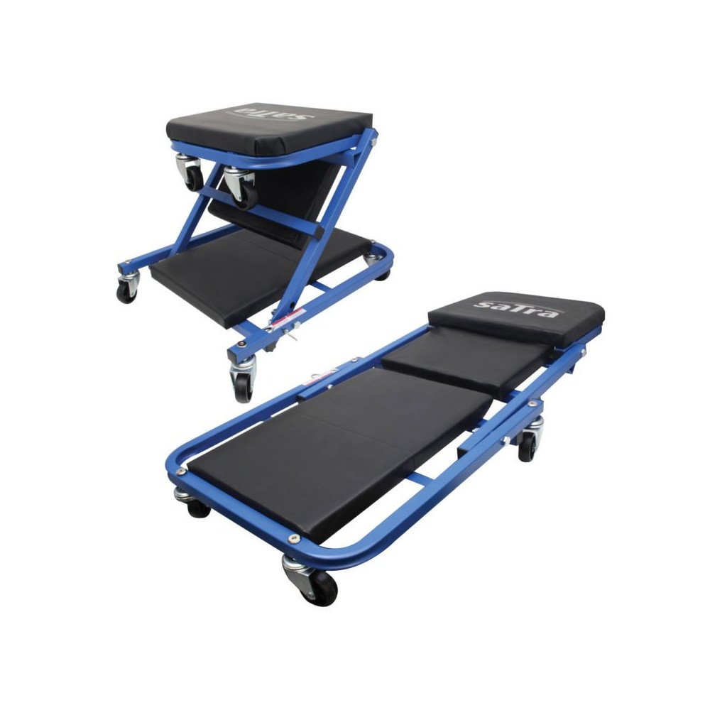 Camilla de Taller 2 en 1 Convertible con Ruedas