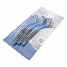 Escovas de limpeza definir nylon de latão de aço