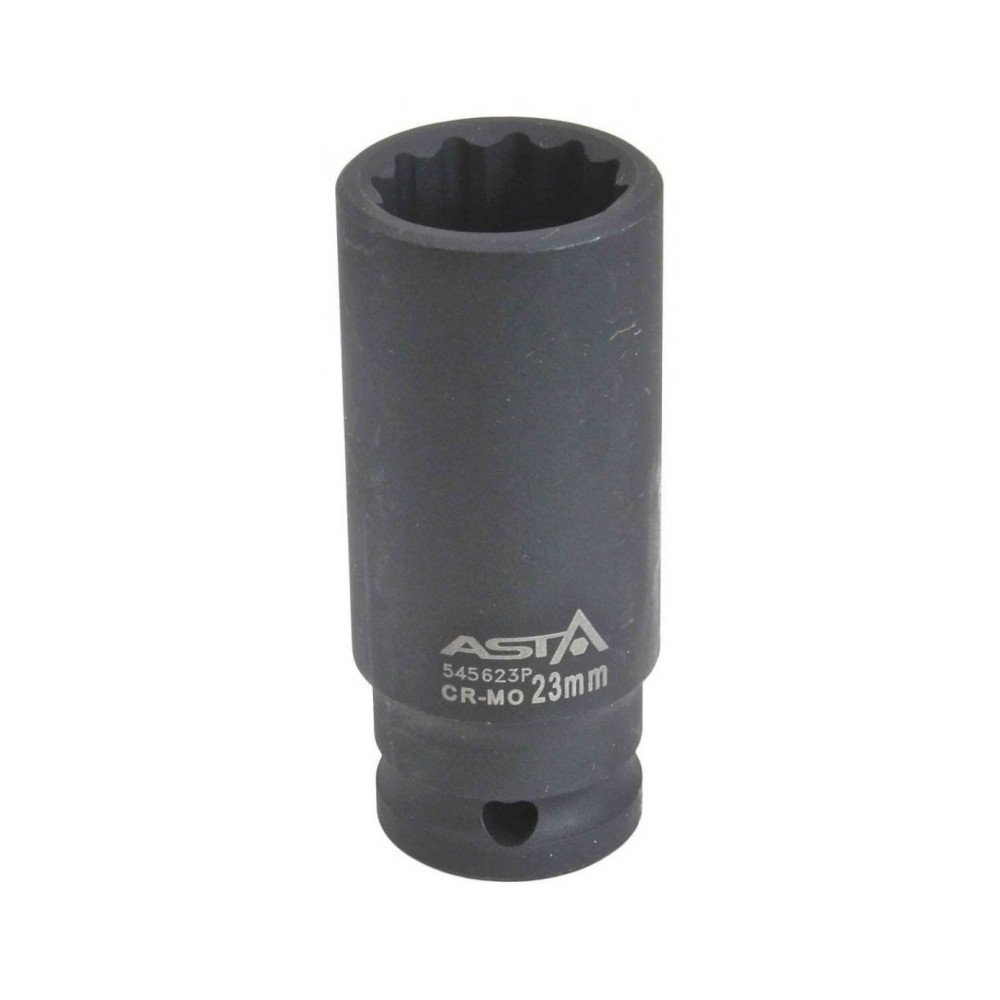 Llave vaso de impacto 1/2 multicaras largo 11mm.