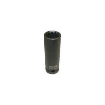 Vaso Largo Impacto 17mm 1/2" 12 Caras Cr-Mo