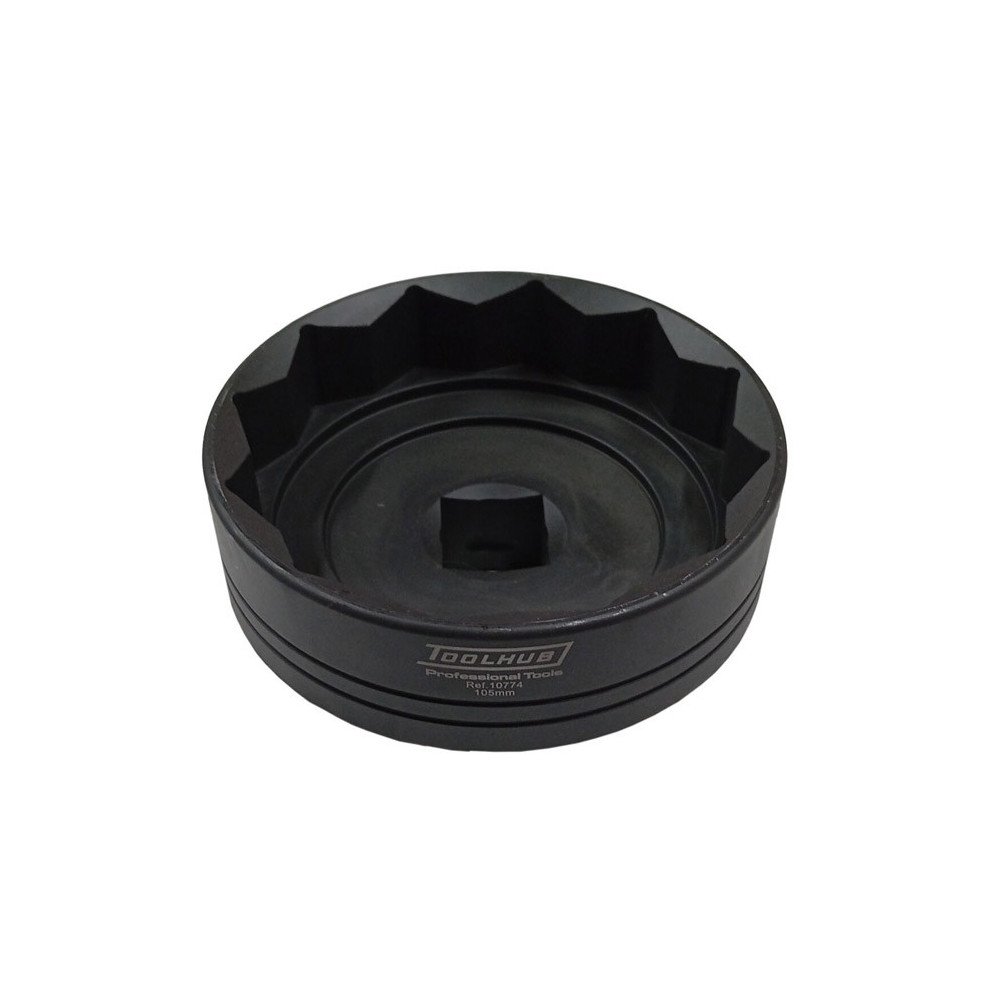 Vaso 105 mm 12 Caras con Cuadradillo de 1" | Herramienta Profesional