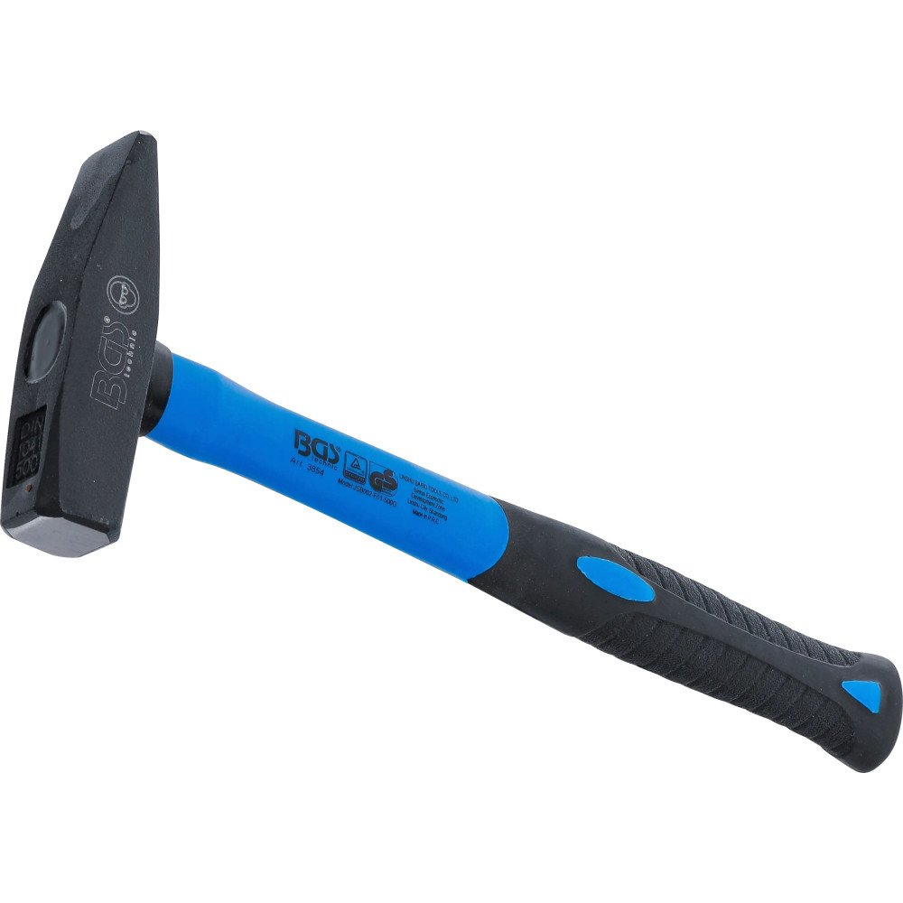Mecânico martelo 500 g com din 1041 cabo de fibra de vidro | BGS 3854