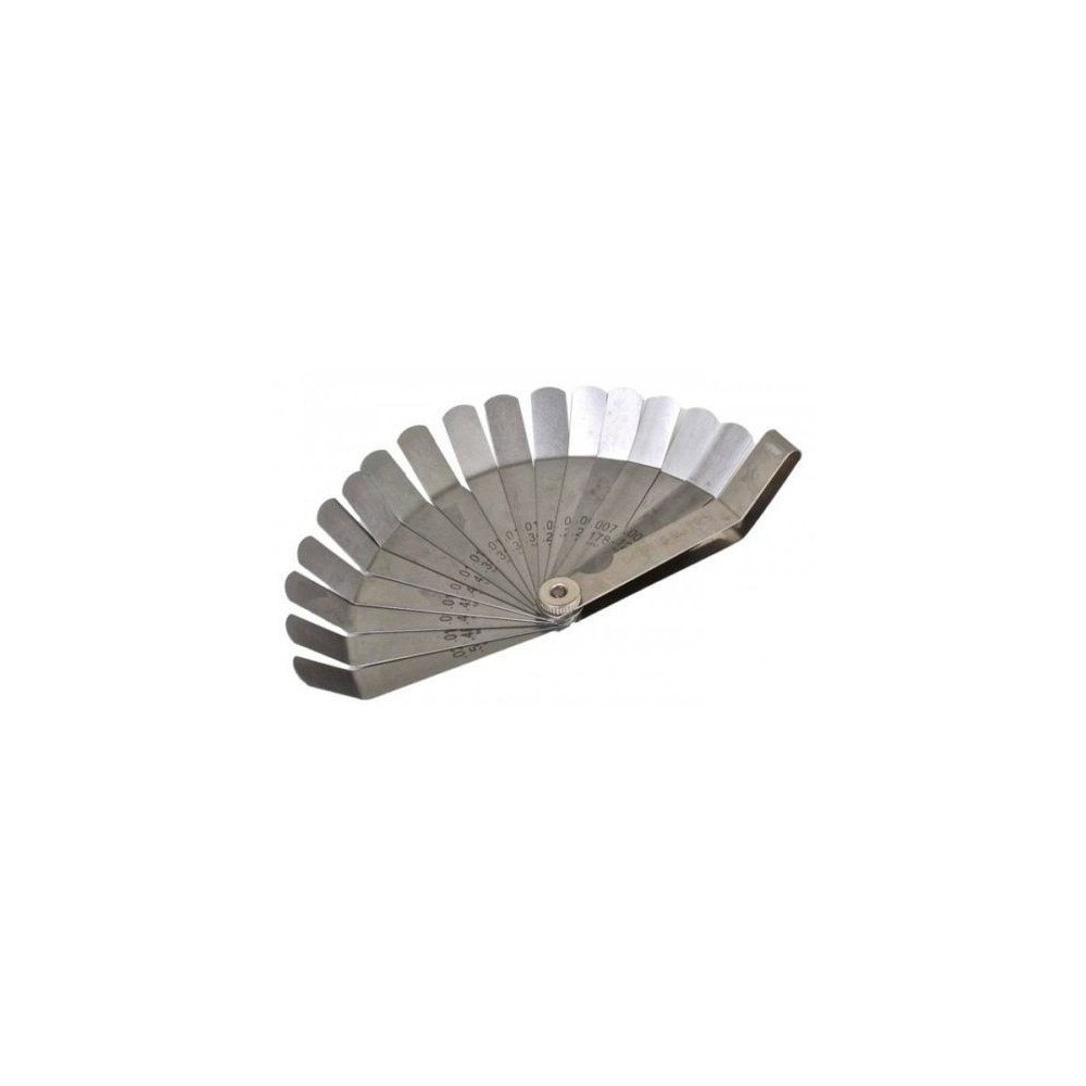 Conjunto de calibre de espessuras métricas e polegada 0,05-1 mm | Medidor de liberação profissional