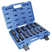 Juego de vasos de impacto 1/2” 10-32 mm | 14 piezas