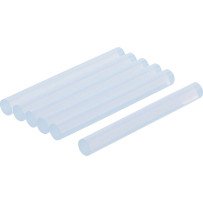Barras de cola termofusíveis transparentes 11 mm - 100 mm / 6 peças